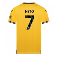 Dres Wolves Pedro Neto #7 Domáci 2023-24 Krátky Rukáv